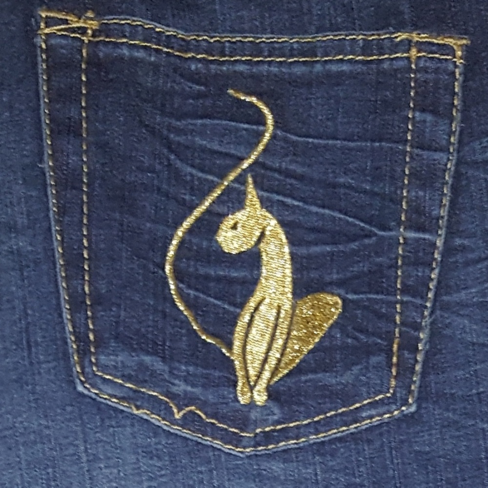 Baby Phat Boot Cut Double Button Jeans